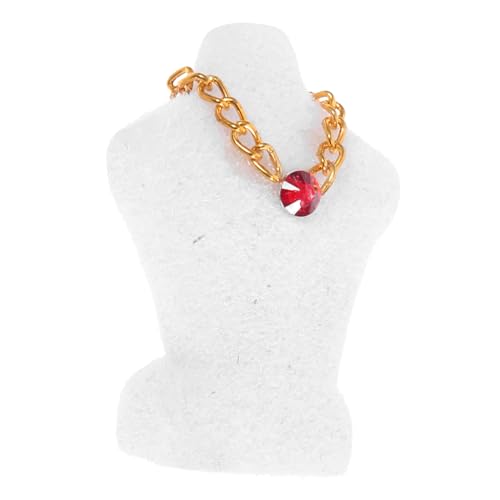 VICASKY Miniatur-halskettenhalterständer Im Maßstab Für Puppenhaus-schmuckdisplay-zubehör Mit Halskette Geeignet Für Puppenhäuser Und Miniaturen von VICASKY