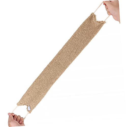 VICASKY Ramie Jute Peeling Rückenschrubber Badetuch Für Körperpflege Langlebig Hautschonend Mit Langen Trägern Zum Einfachen Erreichen Rückens Für Zuhause Und Reisen von VICASKY