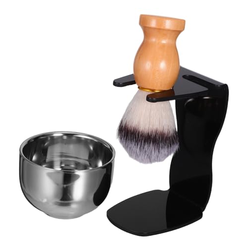 VICASKY Rasierpinsel Halter Rasierbecher Edelstahl Pflegezubehör Badezimmer Herren Rasier Schale und Halter für Traditionelle Nassrasur VICASKY Rasierpinsel Halter Rasierbecher Edelstahl Pflegezubehör Badezimmer Herren Rasier Schale und Halter für Traditionelle Nassrasur von VICASKY
