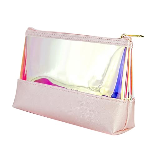 VICASKY Reisetasche Kosmetiktasche T Form mit Farbverlauf Wasserdichter Kulturbeutel für Toilettenartikel Make Up und Reiseaccessoires für Damen Praktisch und Stylisch von VICASKY