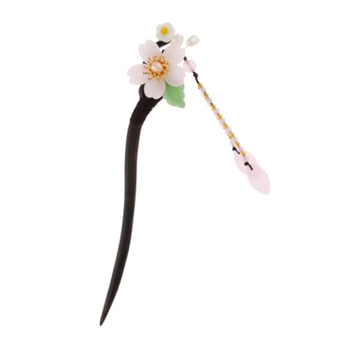 VICASKY Retro Chinesischer Haarstab aus mit Agat Design Eleganter Haarnadel Haar Chopstick für Traditionelle Frisuren Geeignet als Haarschmuck für Frauen zu Hanfu und Kostümfestivals von VICASKY