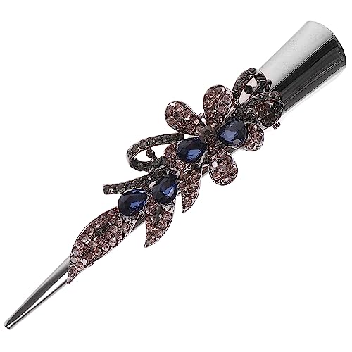 VICASKY Retro Rhinestone Haarspange für Mädchen Funkelnde Haarclip für Haarstyling Rutschfest und Geeignet für Haartypen für Partys und Besondere Anlässe von VICASKY