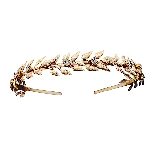 VICASKY Retro Stirnband Kopfschmuck Hochzeit Gast Haar Tiara Frauen Golden VICASKY Retro Stirnband Kopfschmuck Hochzeit Gast Haar Tiara Frauen Golden von VICASKY