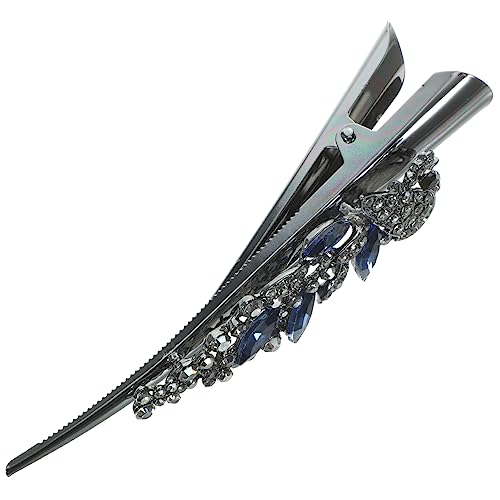 VICASKY Krokodilklemme Haarspange Mit Kristallen Für Damen Metall Haarspange in Entenschnabelform Glitzer Haarspangen Für Alltag Und Party von VICASKY