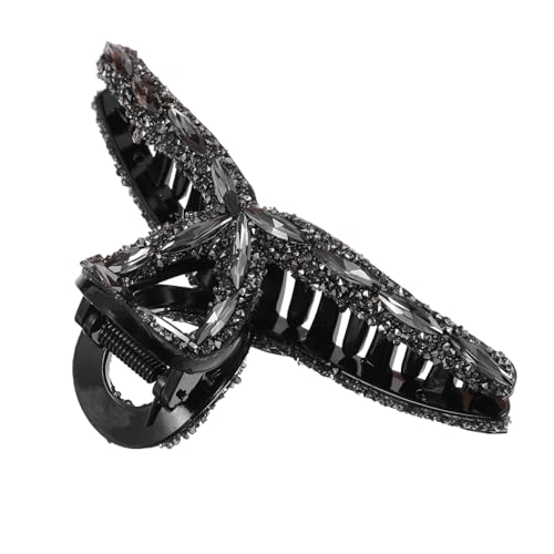VICASKY Rhinestone Haar Klaue Clip Haarklemme Für Damen Eleganter Kopfschmuck Tiefgrau Für Haarstyling Rutschfest Und Verschiedene Haararten Haarschmuck VICASKY Rhinestone Haar Klaue Clip Haarklemme Für Damen Eleganter Kopfschmuck Tiefgrau Für Haarstyling Rutschfest Und Verschiedene Haararten Haarschmuck von VICASKY