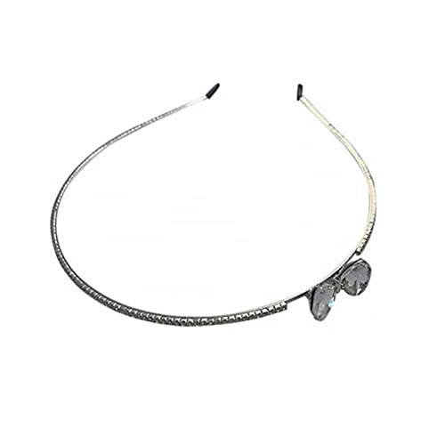 VICASKY Rhinestone Haarband Mit Schleife Glänzender Strasskopfschmuck Für Braut Hochzeiten Und Festliche Anlässe Haarzubehör Für Damen von VICASKY