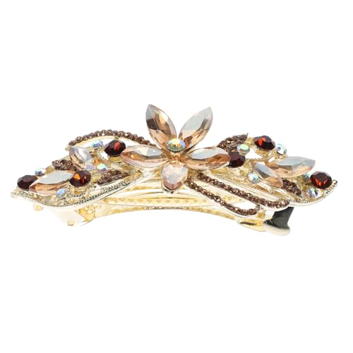 VICASKY Rhinestone Haarklammer für Damen Funkelnde Frühlingshaarklammer mit Design für Hochzeiten Partys und Besondere Anlässe Sicherer und Eleganter Haarschmuck von VICASKY