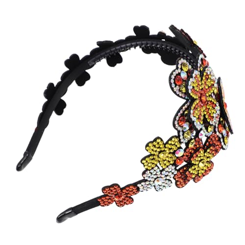 VICASKY Rhinestone Haarreif mit Design Eleganter Haarschmuck für Damen für Hochzeiten Partys und Tägliches Rutschfest Robustem Material Gefertigt von VICASKY