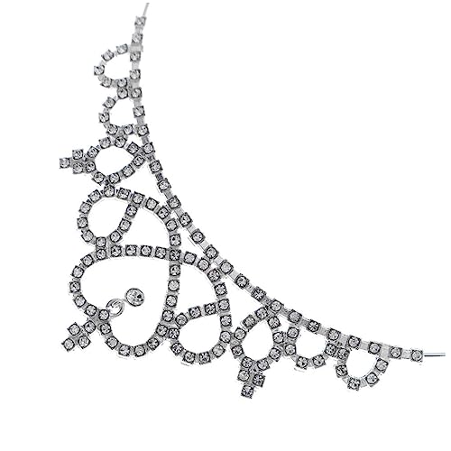 VICASKY Rhinestone Haarreifen Krone für Mädchen Hochzeitsaccessoire Diadem für Partys Geburtstage und Besondere Anlässe Stabil und Komfortabel mit Funkelndem Design von VICASKY