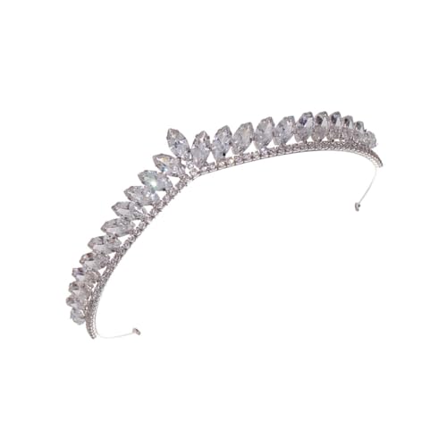 VICASKY Rhinestone Haarschmuck Hochzeit Haarkrone Braut Haarschmuck Glitzer Haarreif Damen Festlicher Haarreifen für Brautjungfern und Partys von VICASKY