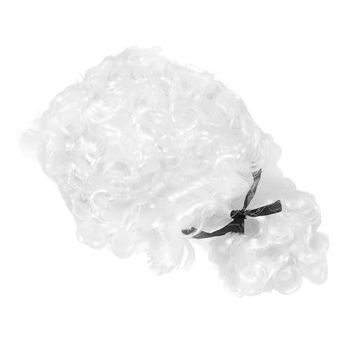 VICASKY 1stück Ponytail Perücke Für Junge Mädchen Und Erwachsene Lange Lockige Juristinnen-perücke Für Kostüme Witzige Weiße Cosplay-wig Für Halloween Und Theateraufführungen von VICASKY