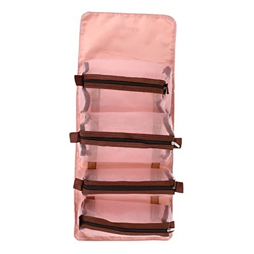 VICASKY Rolle Up Kosmetiktasche Faltbare Reise Make Up Tasche Transparente Aufbewahrungstasche Große Kosmetiktasche für Damen für Reisen und Zuhause von VICASKY