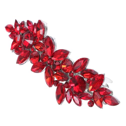 VICASKY Strassstein-haarspangen Für Brautjungfern Schmuck Für Hochzeit Blumen-haarspangen Mit Strass Kopfbedeckungen Für Brautjungfern Zur Trauung von VICASKY