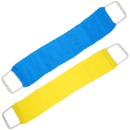 VICASKY Massage Badetuch Rückenschrubber Doppelseitiger Peeling Handtuch Für Männer Und Frauen Badeschrubber Für Dusche Fördert Gesunde Haut Und Durchblutung Zufällige Farbe von VICASKY