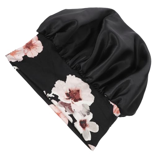 VICASKY Satin Schlafhaube Für Damen Mit Breitem Haarschutzhaube Für Lange Für Nachtpflege Und Feuchtigkeitsschutz Praktisch Und Stylisch von VICASKY