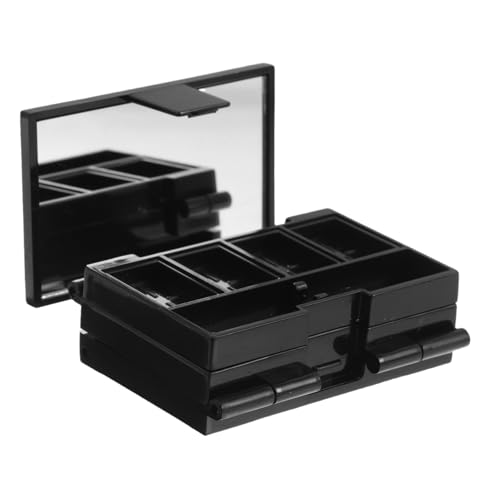 VICASKY Schminke Palette Leere Faltbare Mit Spiegel Für Reisen Make-up-etui Organizer Kosmetik Lidschatten Highlighter Lippenstift Puder von VICASKY