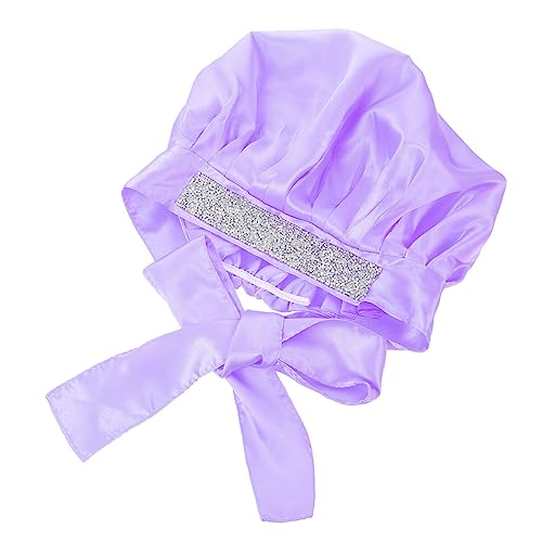 VICASKY Schutz Hut Für Damen Schlafhut Duschhut Haarpflegehut Breitkrempig Zum Schutz Der Kopfhaut Und Haare Für Zuhause Und Schlafen von VICASKY