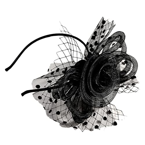 VICASKY Schwarzes Netz Haarreifen Stirnband Für Damen Stilvolles Kopfschmuck Accessoire Für Partys Hochzeiten Und Fotoshootings Perfektes Für Mädchen Und Frauen von VICASKY
