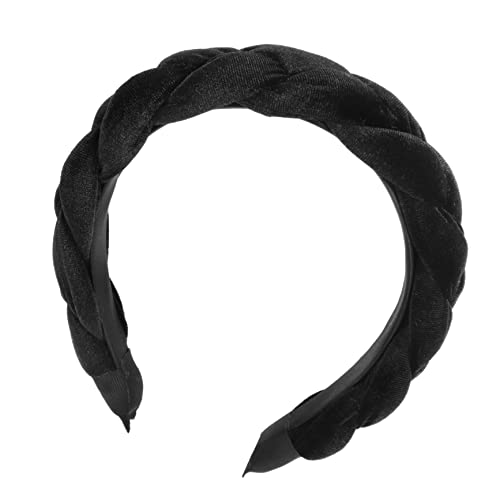 VICASKY Schwarzes Stirnband Aus Tuch Mode Haarreif Für Damen Stirnband Haar-accessoire Details Für Partys Und Täglichen Gebrauch von VICASKY