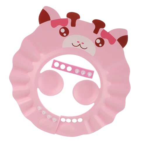 VICASKY Duschhaube Zum Haarewaschen Haube Mit Verstellbarer Schnalle Duschhaube Für Kleinkinder Haarwaschhut Mit Cartoon-design Ohrenschützer Zum Duschen Für Junge Mädchen von VICASKY