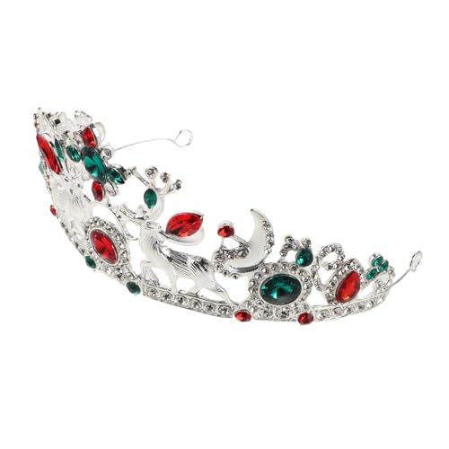 VICASKY Silberne Reh-haarreif Rhinestones Winterliche Schneeflocken-hochzeitskrone für Braut Frauen Festliches Party-accessoire für Weihnachten Geburtstag Halloween von VICASKY