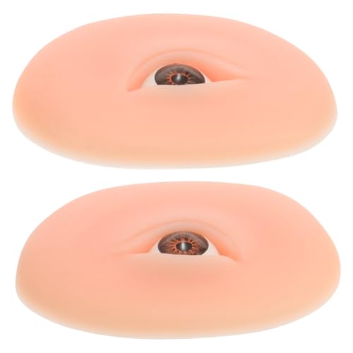VICASKY Silikon Make Up Übungsboard Augenbrauen Modell Realistische Hautdicke Wiederverwendbar für Make Up Anfänger Eyeliner von VICASKY