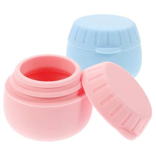 VICASKY Silikon-reiseflaschen 2er-set Kompakter Make-up-organizer Reisedosen Für Toilettenartikel von VICASKY