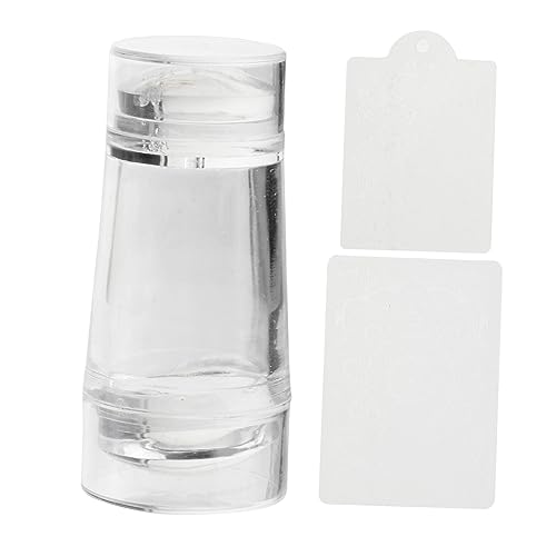 VICASKY Silikonstempel Für Nageldesign Klarer Nailart-stempel Transparentes Nagelstempelwerkzeug Geeignet Für Stamping-nagellack Und Stamping-platten Einfache Anwendung Für Designs Und Näg von VICASKY