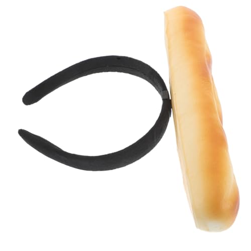 VICASKY Damen-stirnband Mit Cartoon-baguette-design Leichter Kopfbedeckung Für Partys Cosplay Spa-make-up Und Feiertagsdekorationen Als Foto-requisite von VICASKY