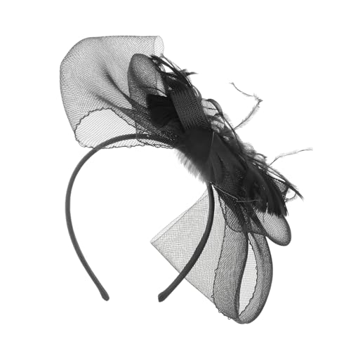 VICASKY Spitze Haarband Party Supplies Kopfschmuck Haar Stirnband Stereoskopischen Haar Hoop Schwarz von VICASKY