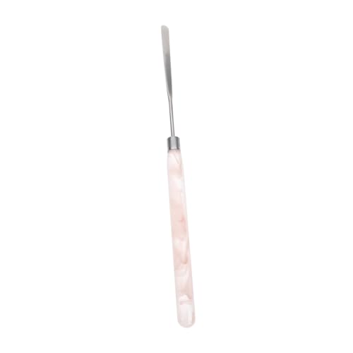 VICASKY Stahl-make-up-enttopf-spatel Kosmetik-mischwerkzeug Edelstahl-depotting-spatel Make-up-zubehör Mini-spatel Für Kosmetik Gesichtsrührer Edelstahl-enttopfspatel Foundation-löffel von VICASKY