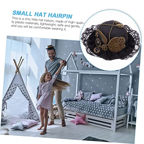 VICASKY Steampunk Kleiner Hut Haarschmuck Haarpin Retro Cosplay Zubehör Leichte Kunststoff Ausführung für Damen und Herren Party Kostüm von VICASKY