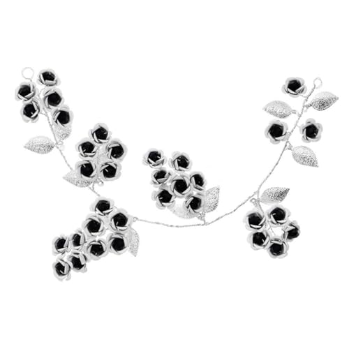 VICASKY Stirnband Rosafarbenes Haarband Gotische Kopfbedeckung Haarschmuck Hochzeit Kopfschmuck Haarband Kopfkettenschmuck Stirnschmuck Haarzubehör Kopf Kette Metall von VICASKY