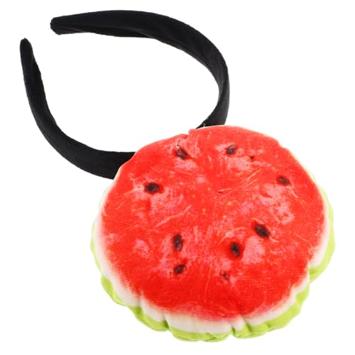 VICASKY Wassermelonen-haarreif Süßes Stirnband Aus Plüsch Kreativer Kopf-schmuck Für Sommer-party Und Fotoshootings Vielseitig Einsetzbares Accessoire Für Damen von VICASKY
