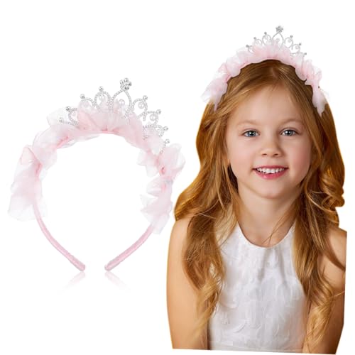VICASKY Stirnband für Geburtstagsfeiern Prinzessinnen Tiara aus Leichtem Netzmaterial für Hochzeiten und Feste Angenehmer Tragekomfort Vielseitig Einsetzbar VICASKY Stirnband für Geburtstagsfeiern Prinzessinnen Tiara aus Leichtem Netzmaterial für Hochzeiten und Feste Angenehmer Tragekomfort Vielseitig Einsetzbar von VICASKY
