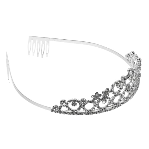 VICASKY Strass Hochzeit Krone Damen Haarschmuck Tiara Haarkamm für Braut und Party Festliche Kopfbedeckung für Hochzeit Abschlussball und Besondere Anlässe von VICASKY