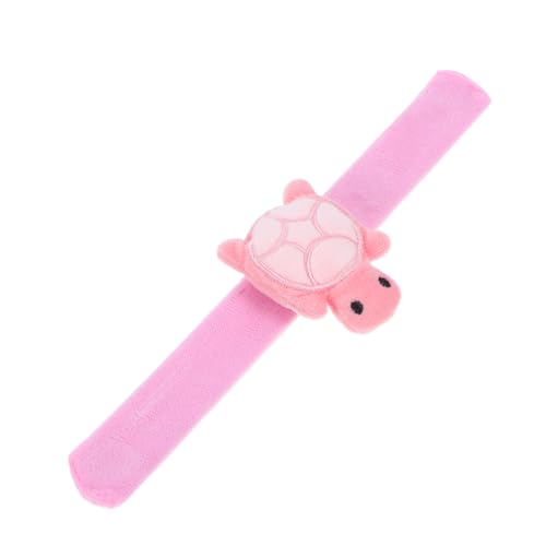VICASKY Niedliches Schildkröte Slap Armband aus Plüsch Bequemes Ebene Slap Armband für Partys Interaktives Dekorationsaccessoire Süßes Partygeschenk Kinder Spielzeug von VICASKY