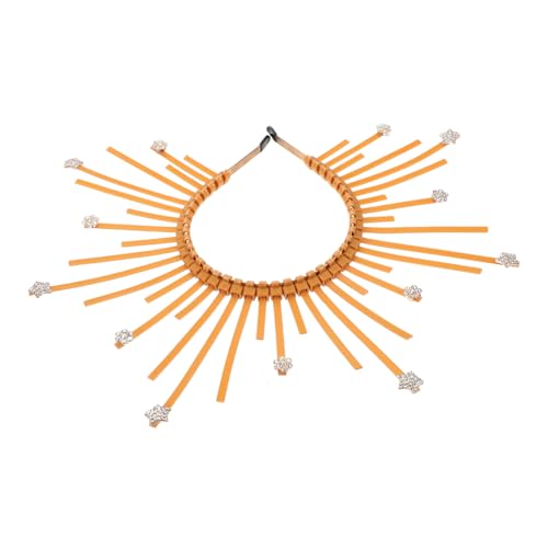 VICASKY Sunburst Kopfschmuck mit Strahlenkrone Dekoratives Stirnband für Frauen Mythologisch Inspiriertes Design Komfortabel und Formbeständig für Kostümfeste Festivals und von VICASKY