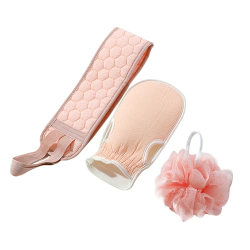VICASKY Teiliges Badehandschuh Back Scrubber Und Peeling Handtücher Für Körperpflege Praktisches Badezimmerzubehör Sanftem Für Tägliche Dusche von VICASKY