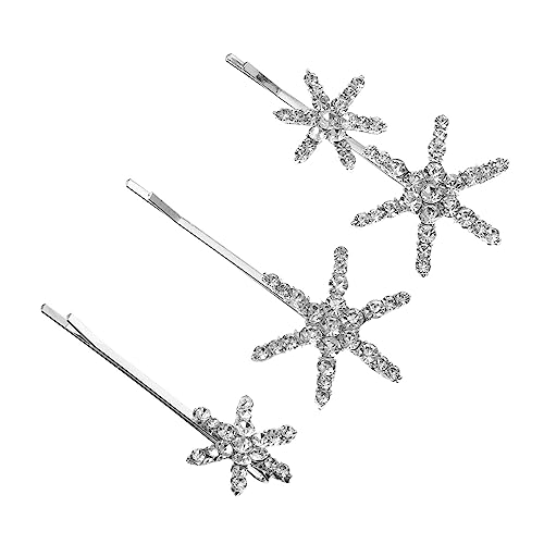 VICASKY Teiliges Strass Stern Haarclip Glänzende Haarnadeln für Damen Braut Party Festival Haarschmuck Zarte Haarspangen für Geburtstag Weihnachten Hochzeit von VICASKY