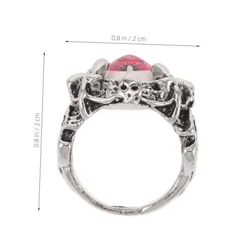VICASKY Augapfelring Aus Titanstahl Drachenring Für Herren Augenring Mit Teufelsdrachenmotiv Stapelbarer Ringschmuck Im Gothic-punk-stil Verstellbarer Fingerring Für Halloween Und VICASKY Augapfelring Aus Titanstahl Drachenring Für Herren Augenring Mit Teufelsdrachenmotiv Stapelbarer Ringschmuck Im Gothic-punk-stil Verstellbarer Fingerring Für Halloween Und von VICASKY