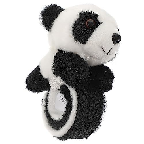 VICASKY Tierisches Schnapparmband Panda Weiches Plüsch Armband Langlebig und Bequem als Party Mitgebsel für Kindergeburtstag Halloween und Weihnachtsfeier Dschungel Design von VICASKY