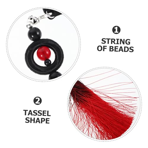 VICASKY Traditionelles Chinesisches Haarband mit Modischem Farbverlauf und Quasten Leichtes Hanfu Haarschmuck für Männer und Frauen Geeignet für Cosplay Hochzeiten und Traditionelle von VICASKY