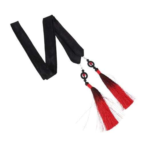 VICASKY Traditionelles Hanfu Haarschmuck Haarband mit Stilvollem Farbverlauf Quaste Chinesisches Stirnband für Cosplay und Hochzeiten Unisex Haargummi für Männer und Frauen von VICASKY