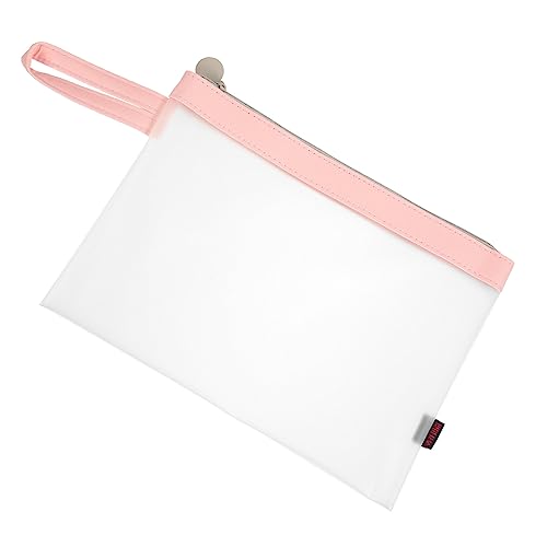 VICASKY Tragbare Aktentasche Plüsch-kosmetiktaschen Sehen Groß Reisen Multi Separate Tragbare Kosmetiktasche Für Die Reise Kompakt Beutel Schreibwaren Machen Klarer Make -up -Tasche TPU von VICASKY