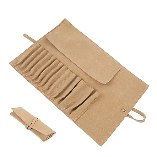 VICASKY Make-up-pinselhalter Organizer-behälter Faltbare Make-up-Pinsel-rolltasche Kosmetiktasche Für Reisen Und Büro Make-up-Pinsel-Aufbewahrungstasche Mehrzweck-Kosmetiktasche Mit Großem von VICASKY