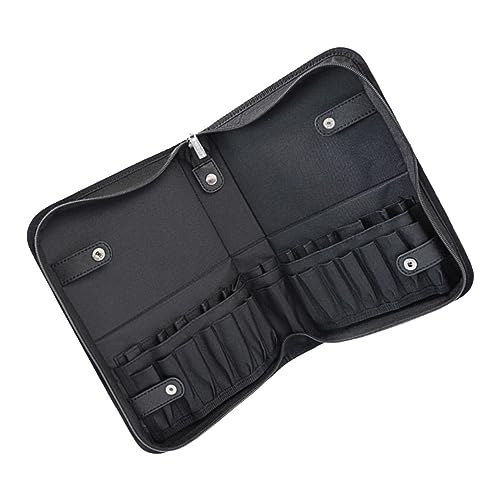 VICASKY Karierte Kosmetiktasche Make-up-Pinsel-Tasche Schminkpinselhalter-etui Organizer Mit Vielen Fächern Für Reisen Und Heimgebrauch Damen Schminkpinsel-etui von VICASKY
