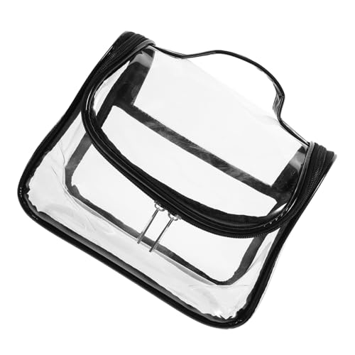 VICASKY Transparente PVC-Kosmetiktasche Reise-Makeup-Tasche Mit Reißverschluss Tragbare Kosmetiktasche Für Damen Aufbewahrungstasche Für Make-up Und Toilettenartikel Und Schmutzabweisend g von VICASKY