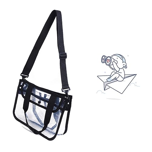 VICASKY Transparente Umhängetasche für Damen Multifunktionaler Wasserdichter aus Hochwertigem für Reisen Kosmetik Make Up und Pflegeprodukte Leicht von VICASKY