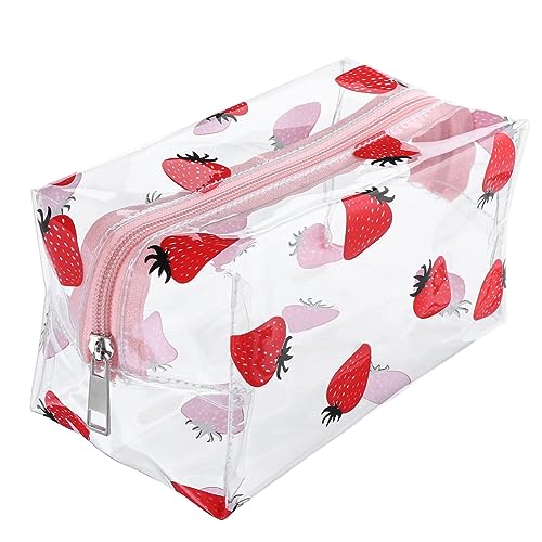 VICASKY Transparente Kosmetiktasche Reise-Aufbewahrungstasche Für Make-up Waschtasche Aus PVC Mehrzweck-Kosmetiktasche Für Damen Und Mädchen von VICASKY